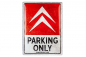 Preview: Blechschild "Citroën Parking Only" - 40 x 30cm